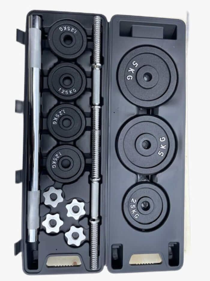 Flexi Muscles Adjustable Barbell Iron Cast Dumbbells