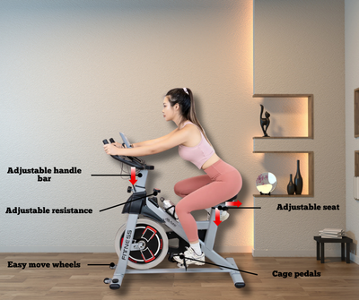 Indoor Exercise bike with Device Mount