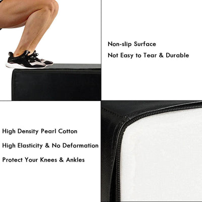 Flexi Muscles - 3 in 1 Plyo Box for Jumping, Conditioning, and Strength Training