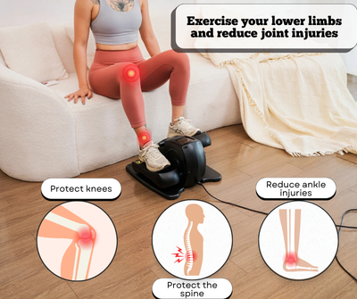 Flexi Muscles - Under Desk Exercise Stepper Portable Elliptical Machine