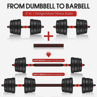 adjustable dumbbells barbell