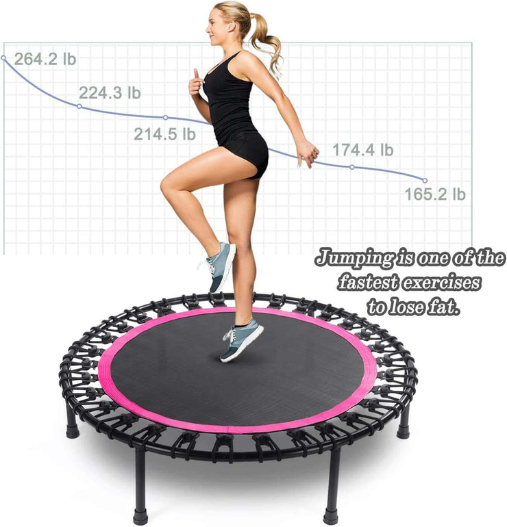 Flexi Muscles Rebounder Fitness Trampoline with Handle