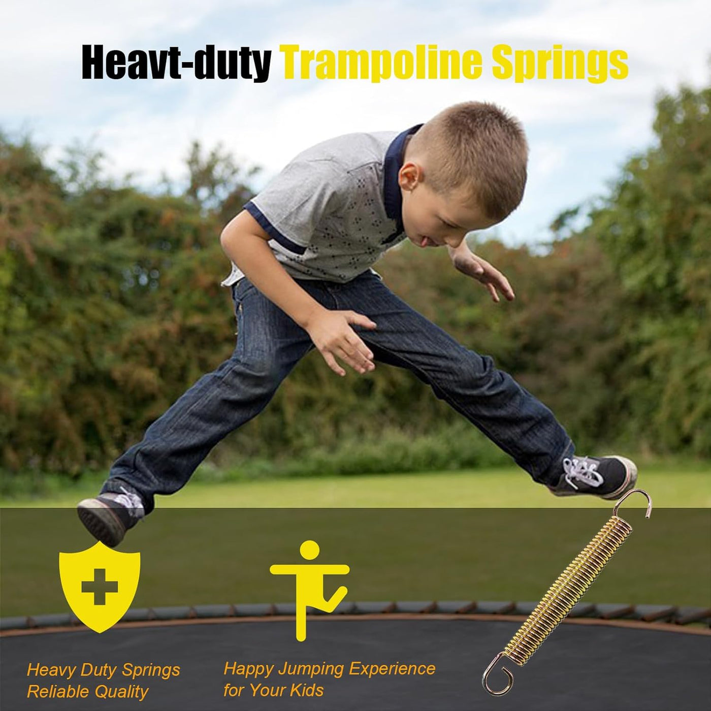 Trampoline Replacement Springs (Pack of 10)