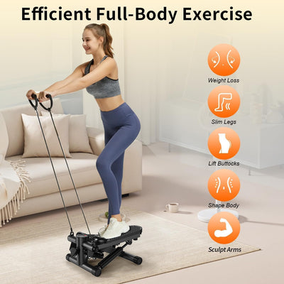 Flexi Muscles - Exercise Stepper with Resistance Bands