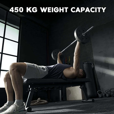 Flat Weight Lifting Bench.