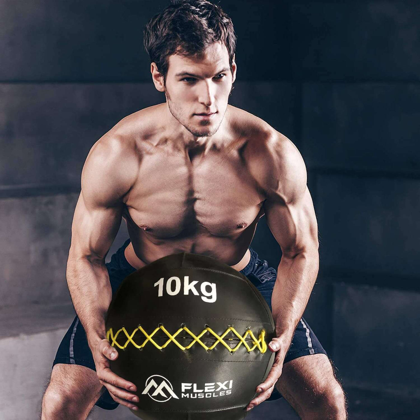 Leather Medicine Ball for Full Body Workout.