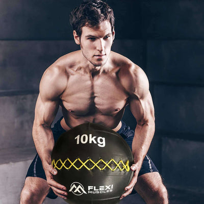 Leather Medicine Ball for Full Body Workout.
