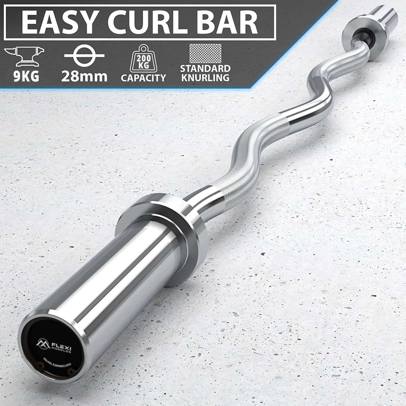 curl barbell bar specifications