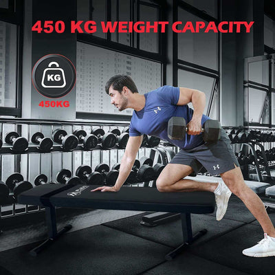 Flat Weight Lifting Bench.