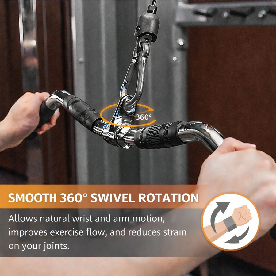 Textured Rubber Grips For Balanced Power