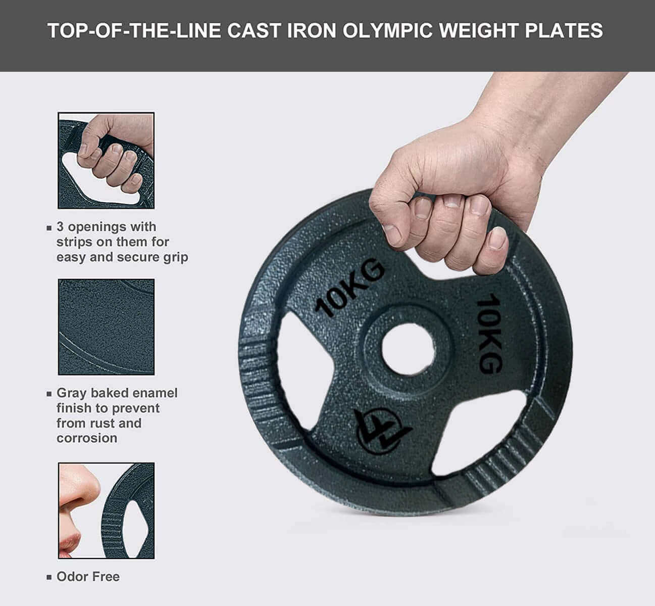  Cast Iron Weight Plates