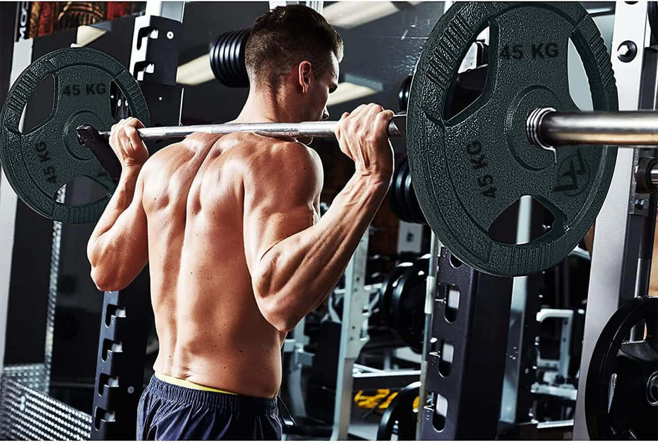 Olympic Cast Iron Weight Lifting Barbell Plate.