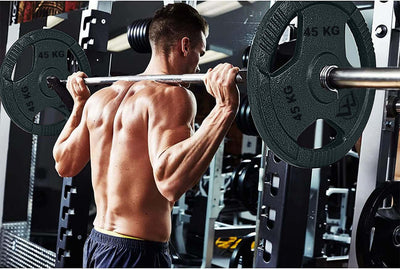 Olympic Cast Iron Weight Lifting Barbell Plate.