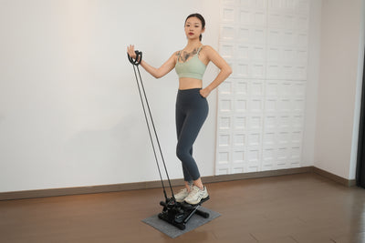 Flexi Muscles - Exercise Stepper with Resistance Bands