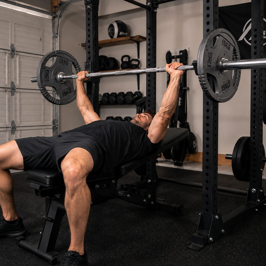 Train with confidence at home or in a commercial gym.