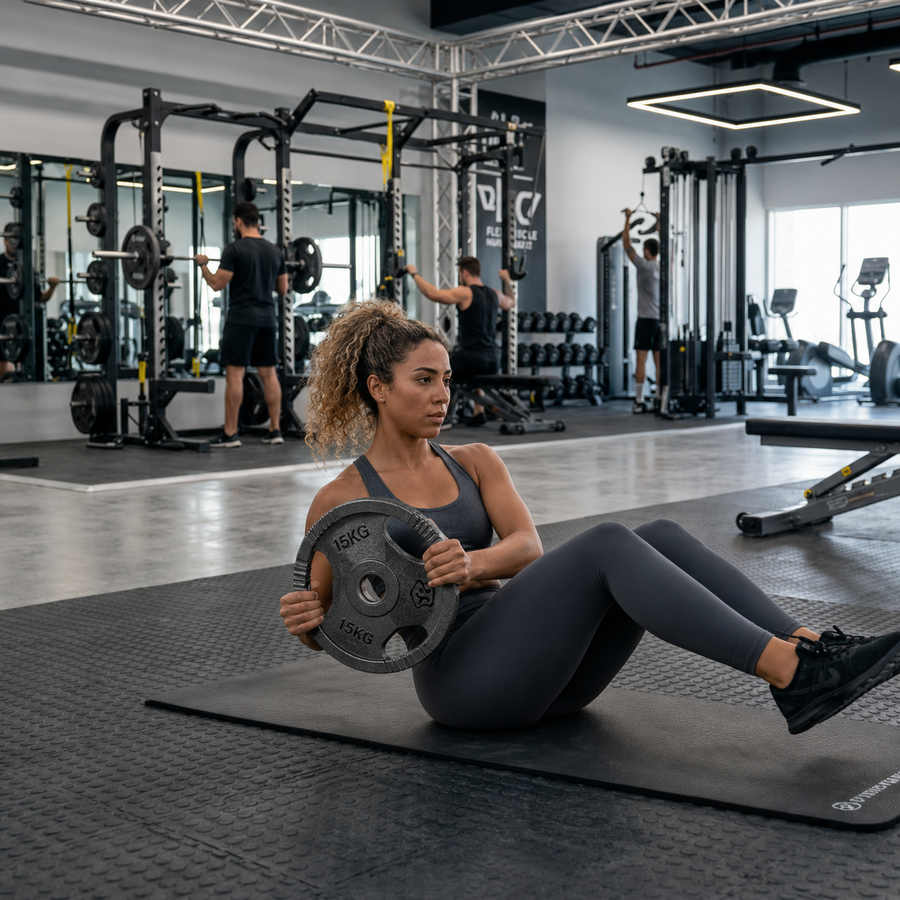 Train with confidence at home or in a commercial gym.
