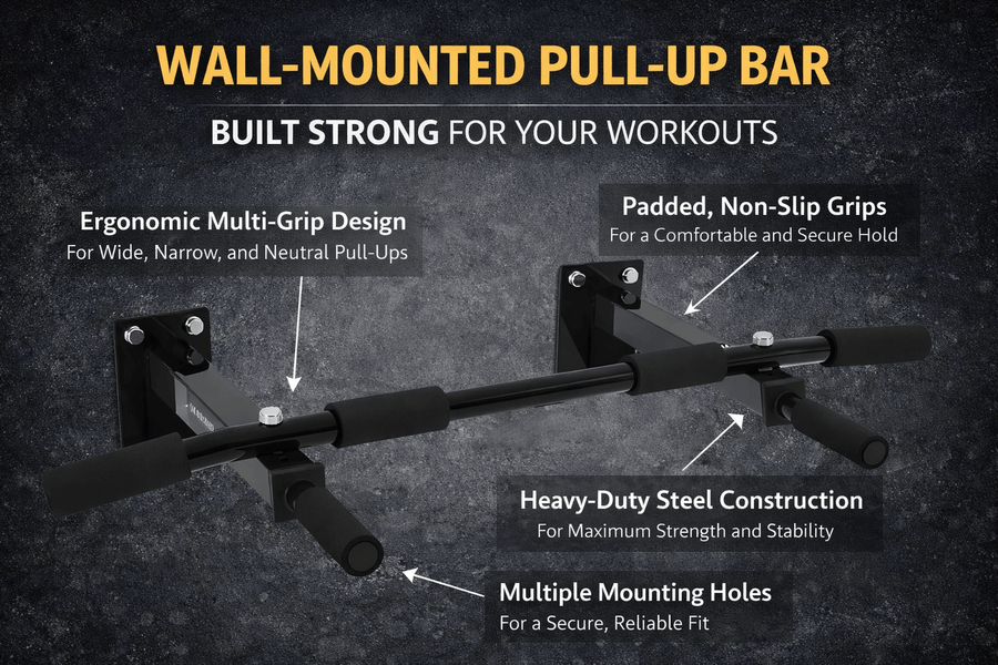 Padded Grips, Anti-Slip Hold