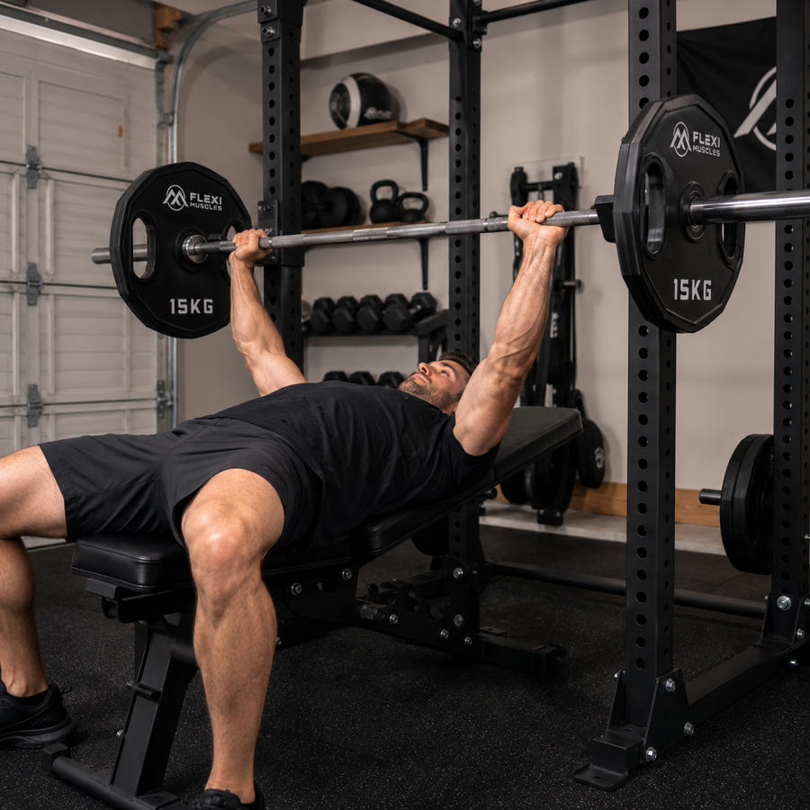 Train with confidence at home or in a commercial gym.