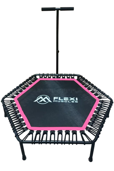 Flexi Muscles - Rebounder Fitness Trampoline with Handle Bar