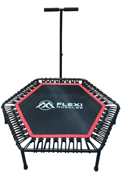 Flexi Muscles - Rebounder Fitness Trampoline with Handle Bar