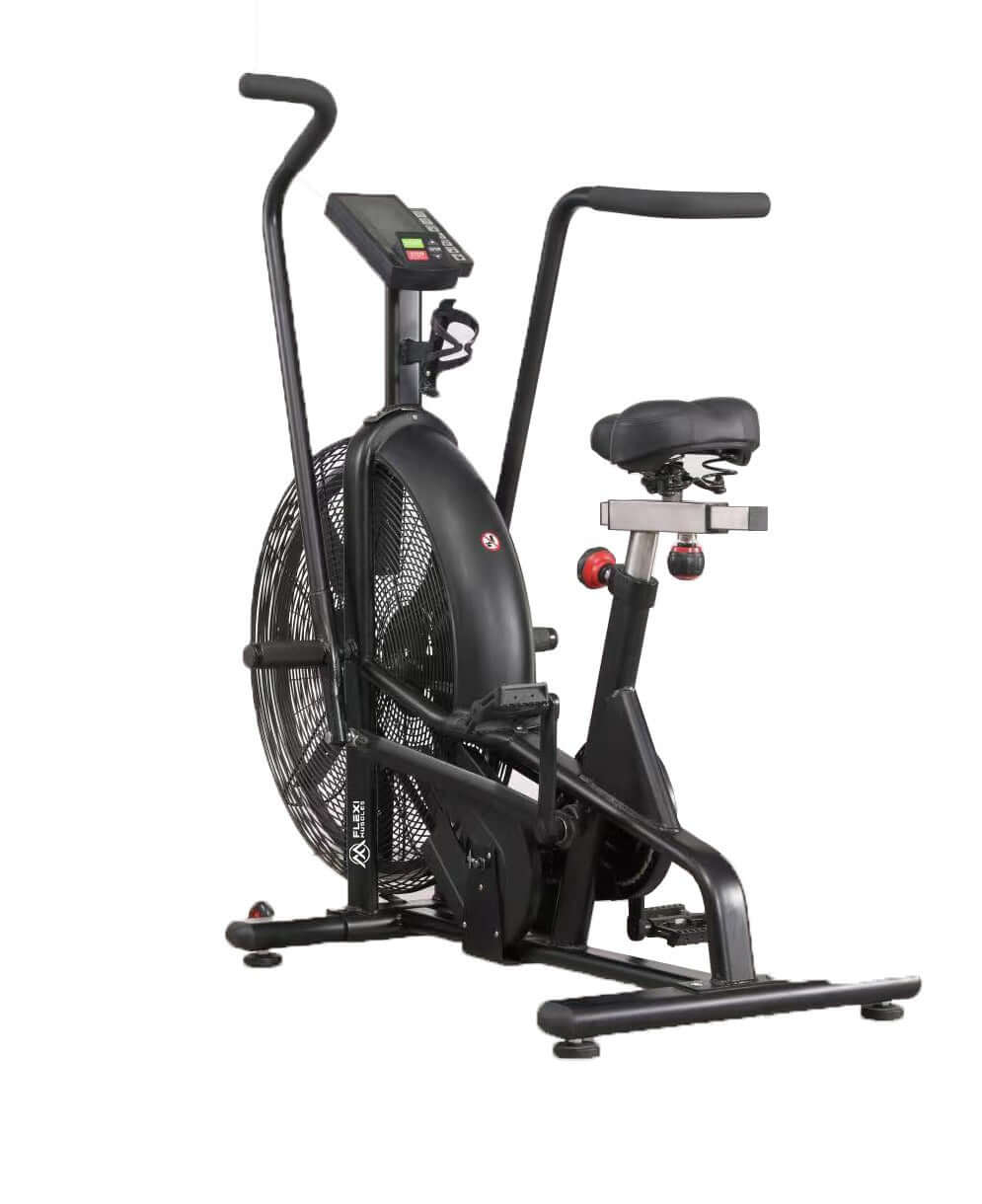 Flexi Muscles - Air-Resistance Exercise Fan Bike with for Indoor Cycling
