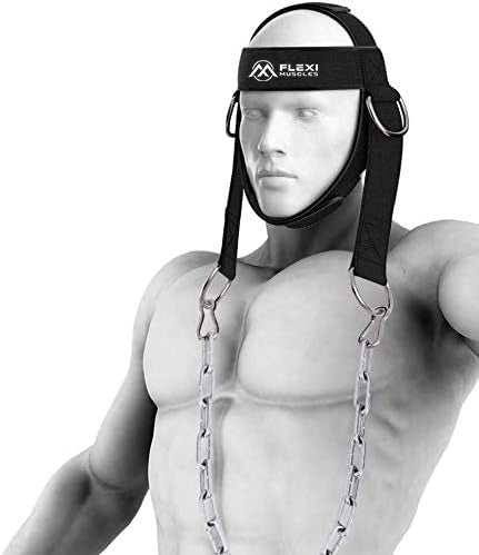 Flexi Muscles - Neck Harness for Weight Lifting and Resistance Training.