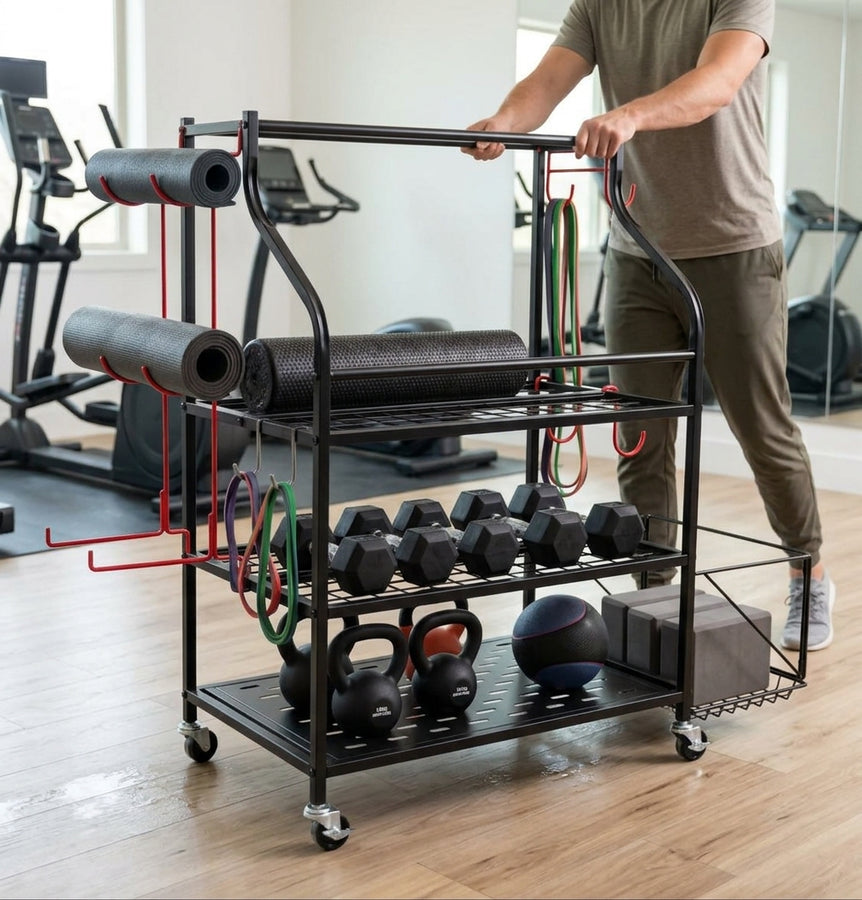 Lockable Wheels, Easy Assembly