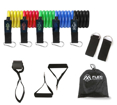 Resistance Bands Sets with Handles and Door Anchor.