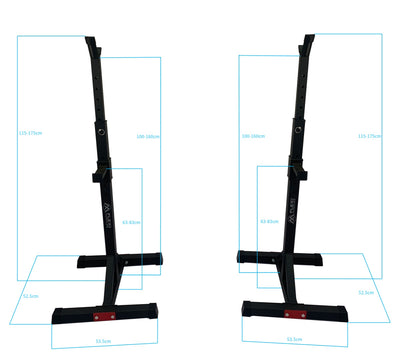 Multi-purpose Squat Rack and Bench Press Rack.