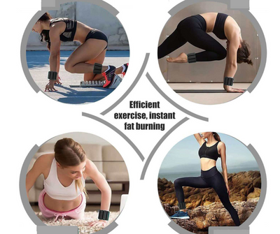 Adjustable Wearable Wrist & Ankle Weights (2x 450g)