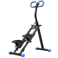 Stair Stepper with Handlebar, Foldable Vertical Climber Exercise Machine