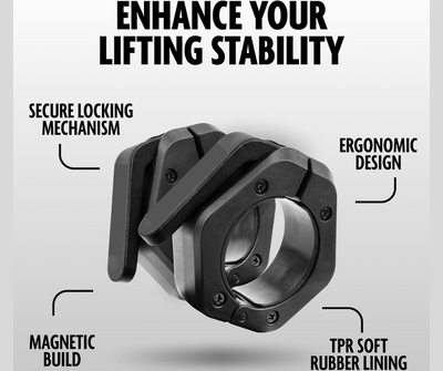 Flexi Muscles - Barbell Clips: Secure Your Weights, Elevate Your Workouts!