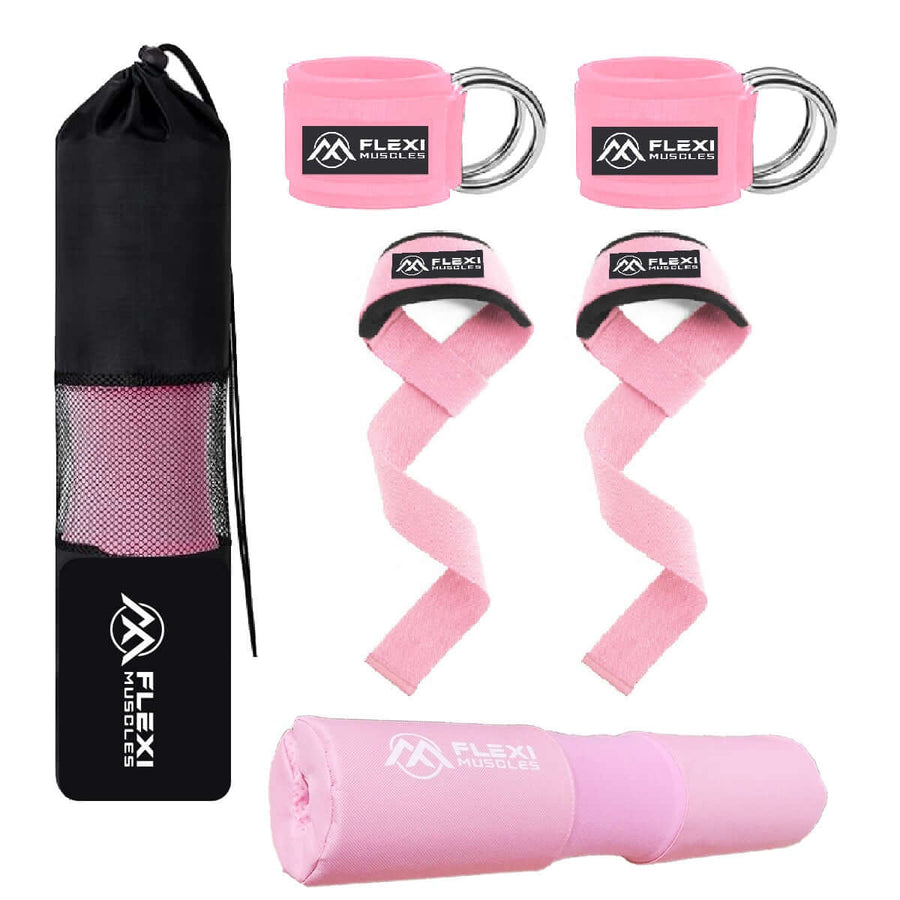 High-Density Barbell Pad & Reinforced Straps
