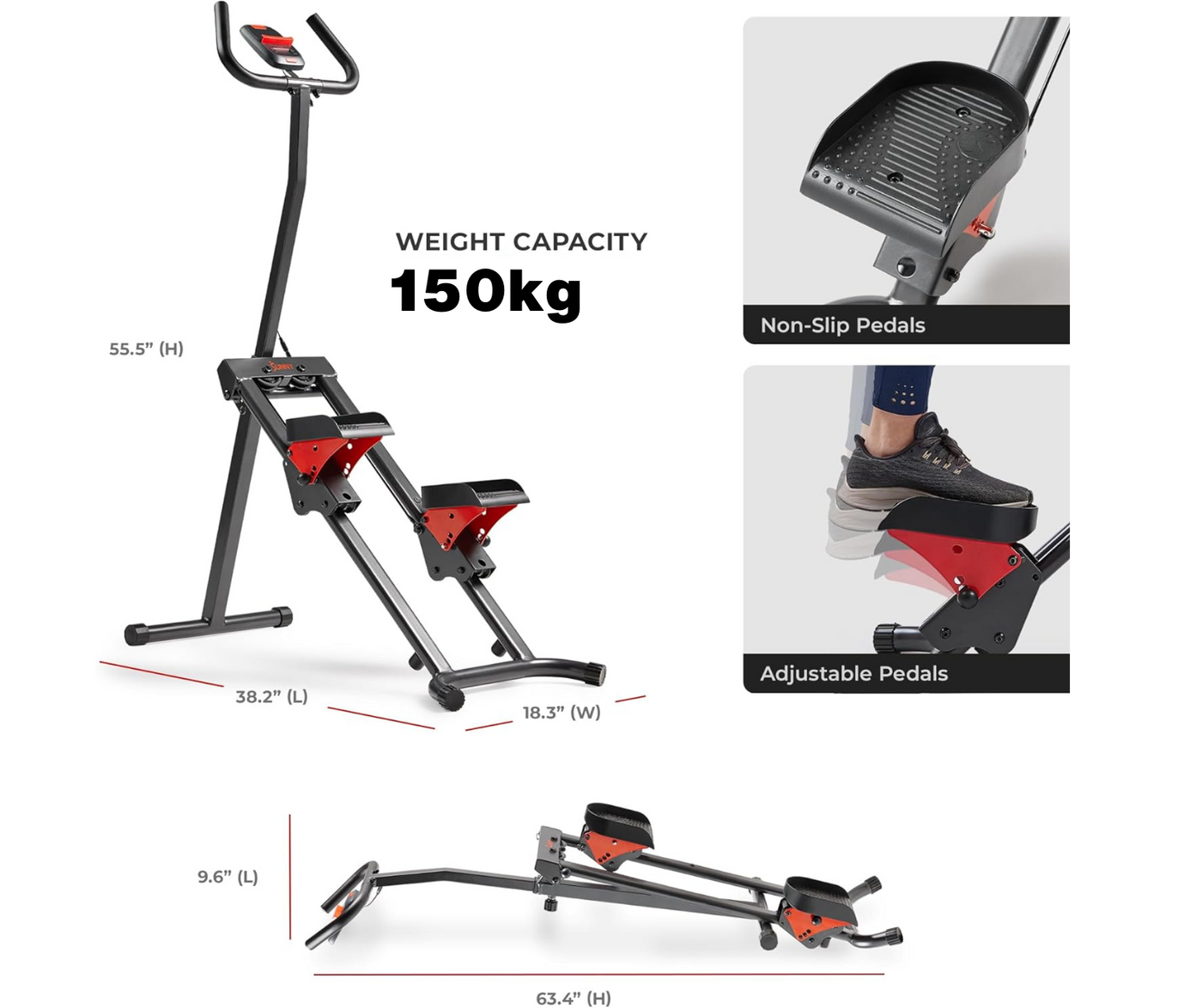 Flexi Muscles - Exercise Stair Climber for Home Gym.