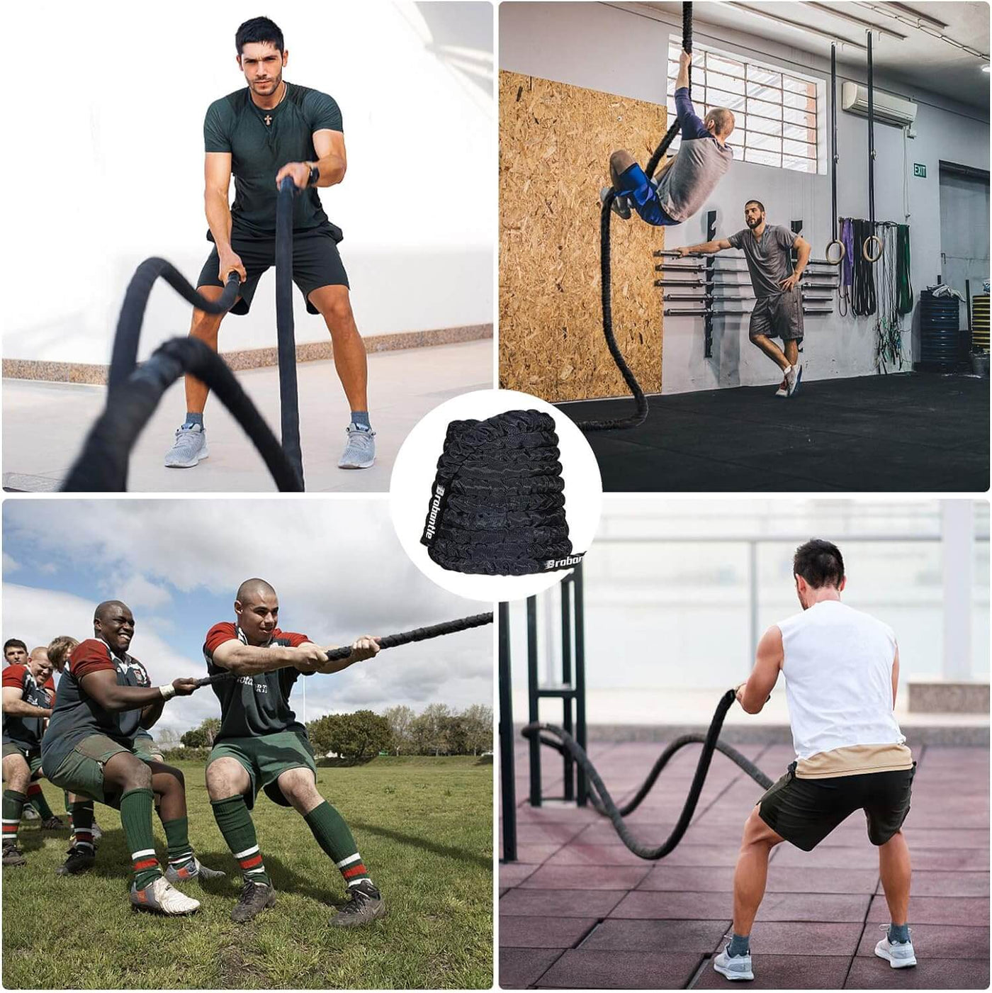 Running Resistance Rope exercise ropes