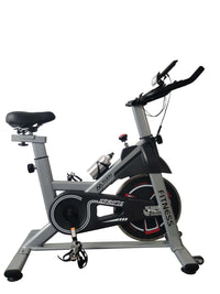 Indoor Exercise Spin Bike with Device Mount