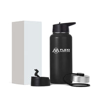 32oz(946ml) Insulated Stainless Steel Sport Water Bottle with 3 Lids.