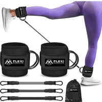 Ankle Resistance Bands with Ankle Cuffs