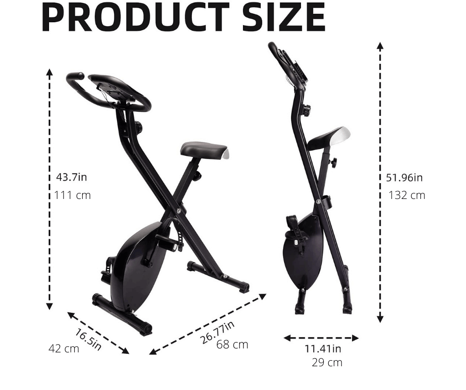 Flexi Muscles – Foldable exercise bike with multiple resistance levels.