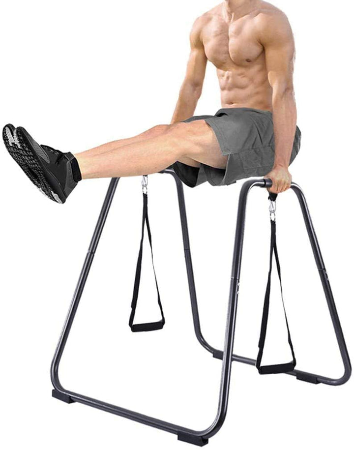Flexi Muscles Dip Station Pull Up Parallel Bars with Sling
