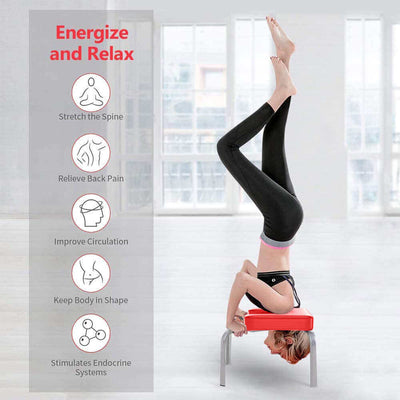 Flexi Muscles - Yoga Headstand Bench. Yoga Inversion Stool for shoulder stand. - Flexi Muscles 