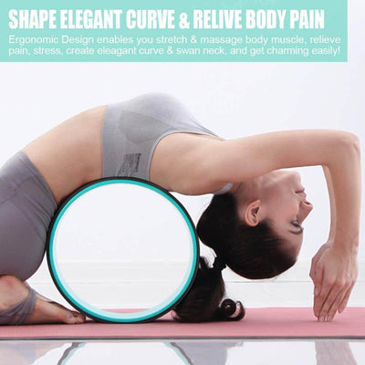Yoga Wheel for Back Pain Relief (Set of 3)