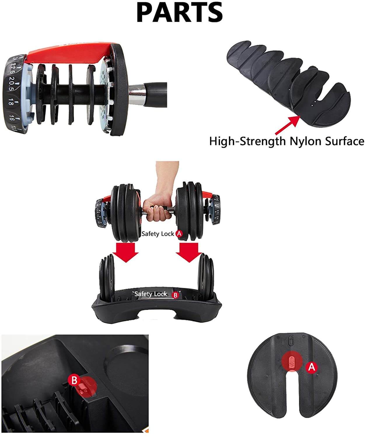 Single Weight Flexi Muscles – Adjustable Single Weight Dumbbell.