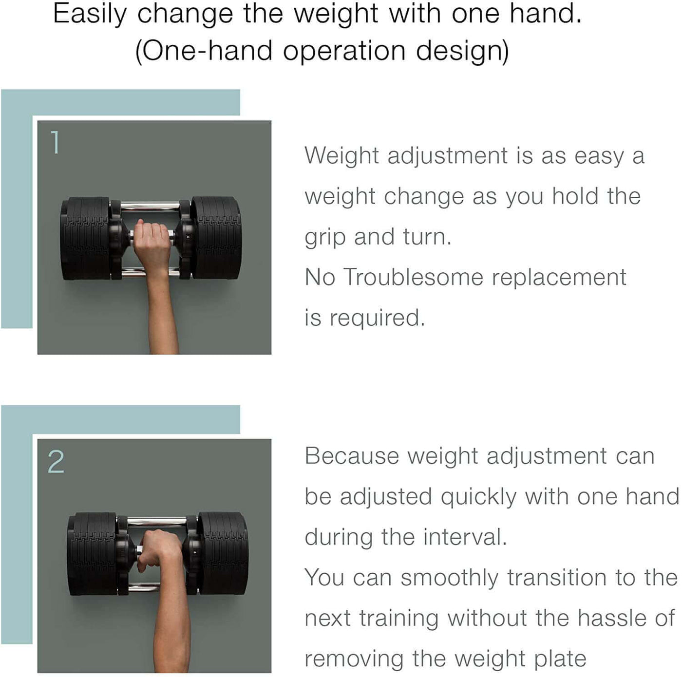 adjustable dumbbells