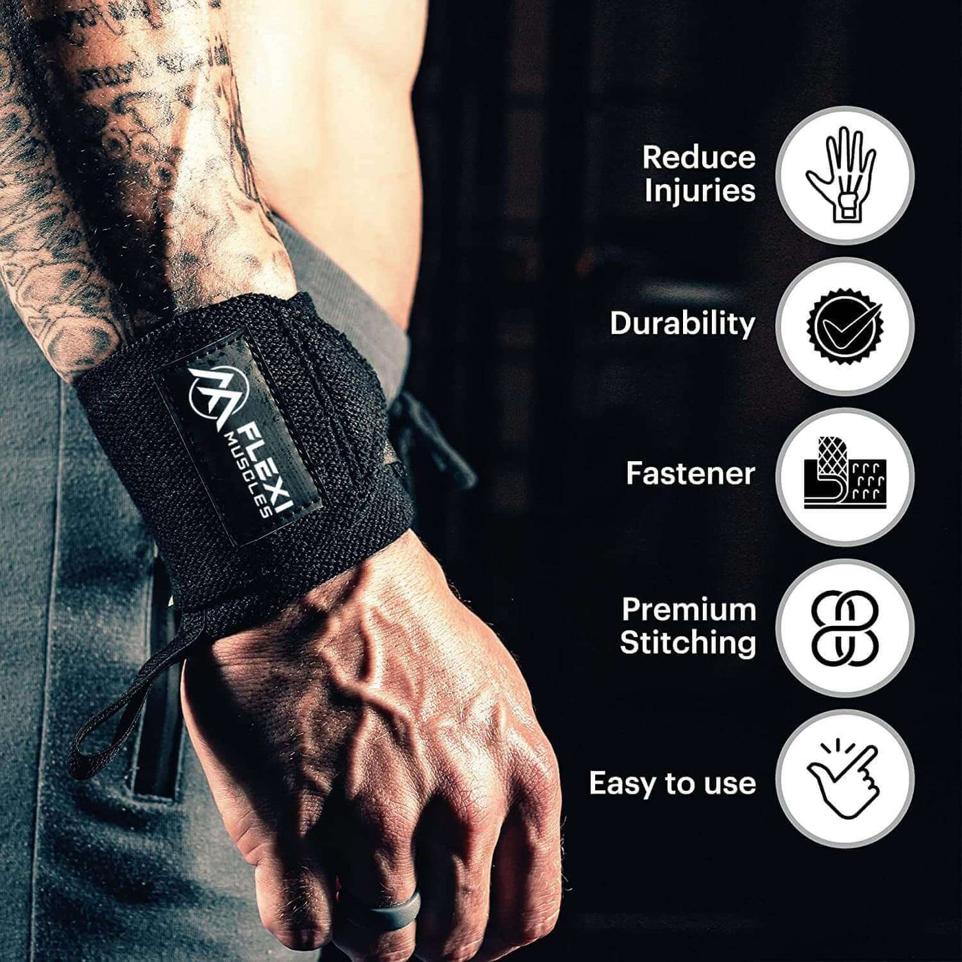 Gym Wrist Support Wraps 