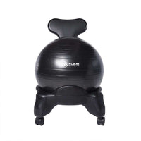 Active Sitting Balance Ball Chair – Ergonomic Stability Ball Seat for Home Office, Core Engagement & All-Day Comfort