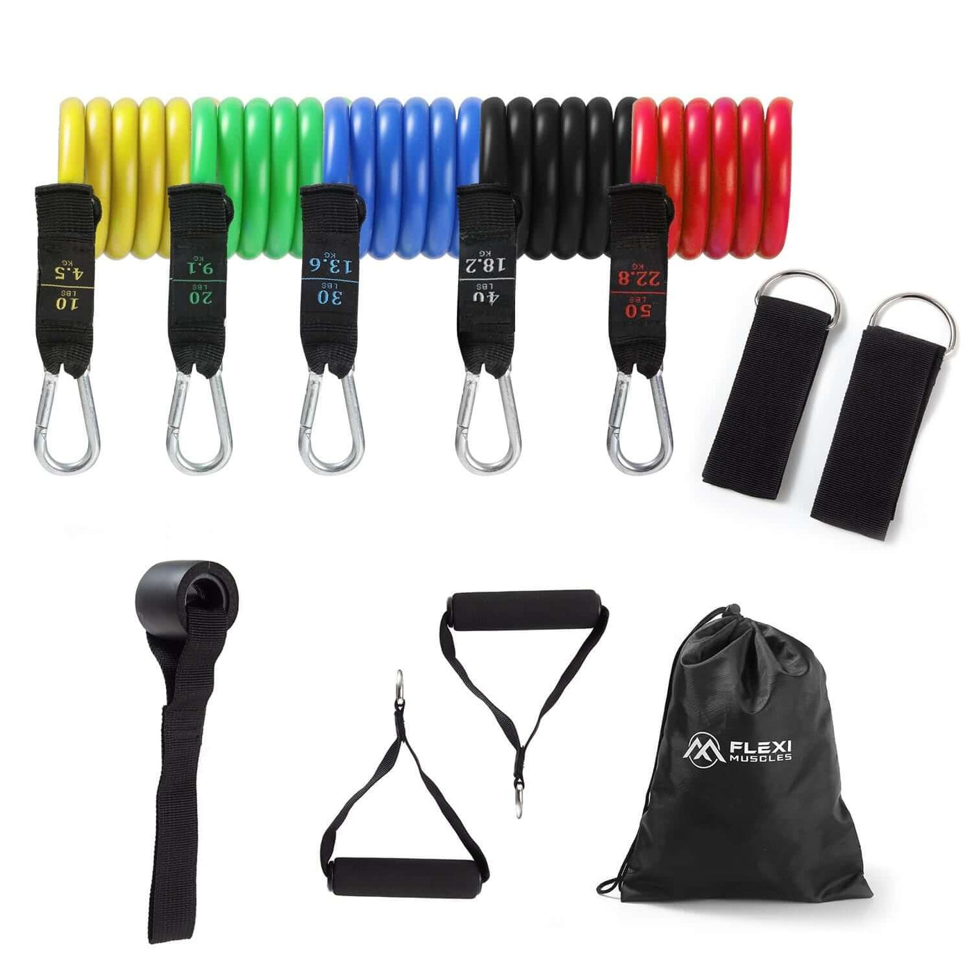 Workout Bands With Handles