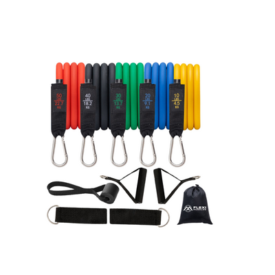 Resistance Bands Sets with Handles and Door Anchor.