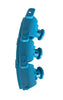 Blue weighted hula hoop extension knots by Flexi Muscles, a 3-link section to lengthen a smart hula hoop